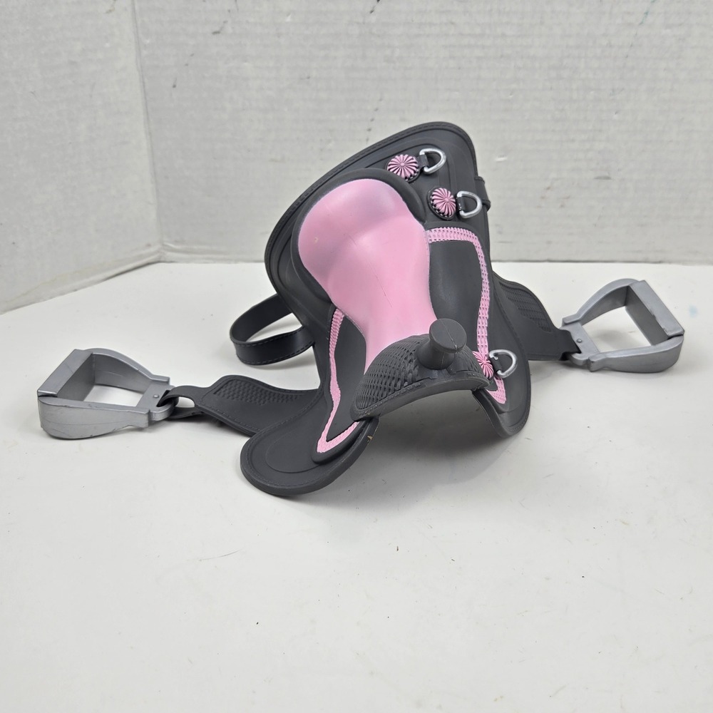 Our Generation Battat Doll Horse Saddle Replacement Pink Grey Fits 18 Inch Dolls